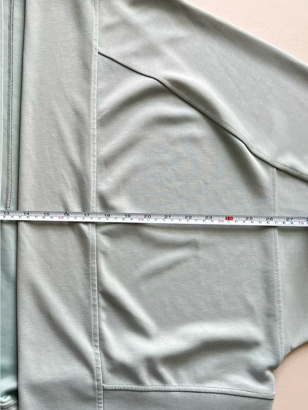 Lululemon Softstreme Dropped Sleeve Wrap Silver Blue Est. 12